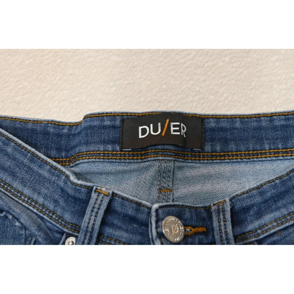 DU/ER Performance Denim Jeans Mens 32x30 Blue Slim Straight Stretch